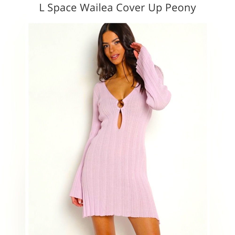 LSPACE WAILEA COVERUP DRESS PEONY PINK SIZE XS NWT